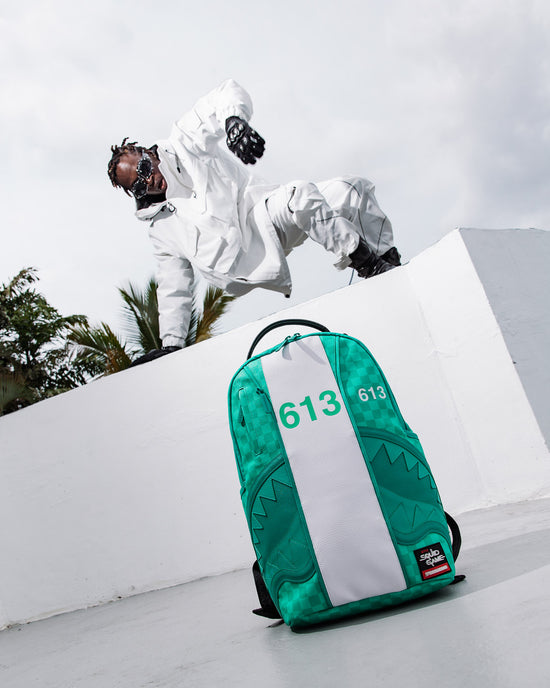 Sprayground SQUID GAME COLLAB JUMPSUIT BACKPACK
