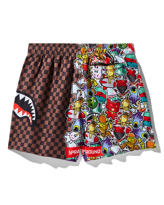 Sprayground STICKER CREW SWIM SHORTS