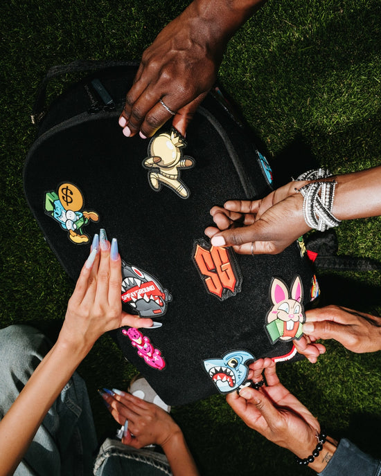 Sprayground STUCK ON YA - VELCRO PATCH BACKPACK