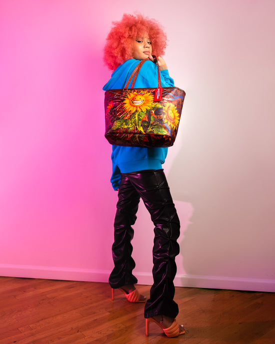 Sprayground SUNFLOWER GRIN RON ENGLISH COLLAB TOTE