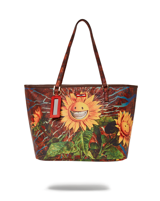 Sprayground SUNFLOWER GRIN RON ENGLISH COLLAB TOTE