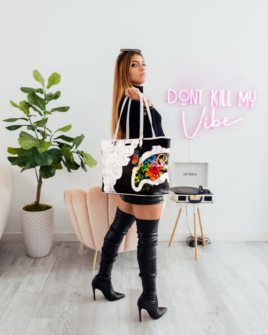 Sprayground THE FLORAL CUT TOTE