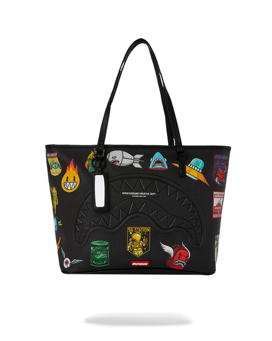 sprayground THE JOURNEY BEGINS TOTE