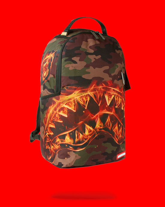 sprayground THE LIL TJAY BURNER SHARK DLX BACKPACK