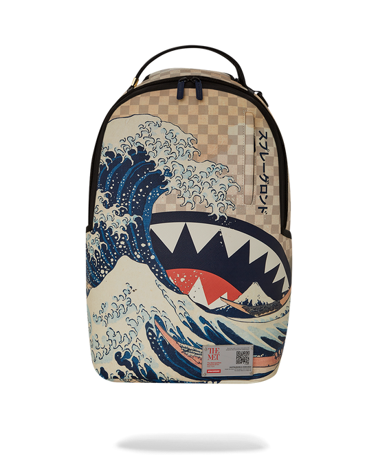 sprayground THE MET HOKUSAI GREAT WAVE BACKPACK