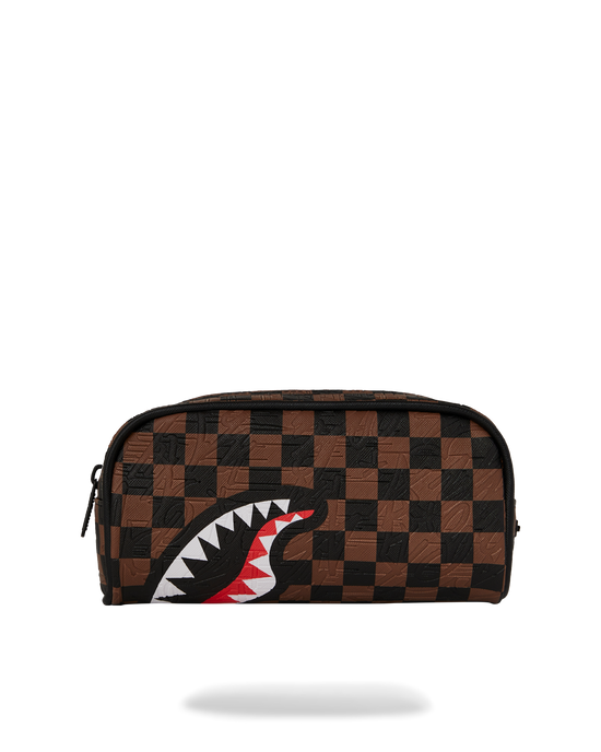 sprayground THE PRIVATE JET SHARK CLUB POUCH