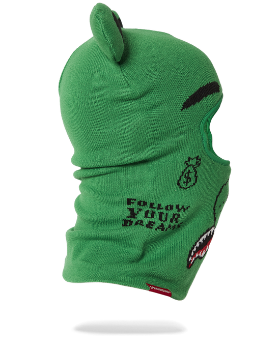 Sprayground THE REAL MONEY BEAR SKI MASK