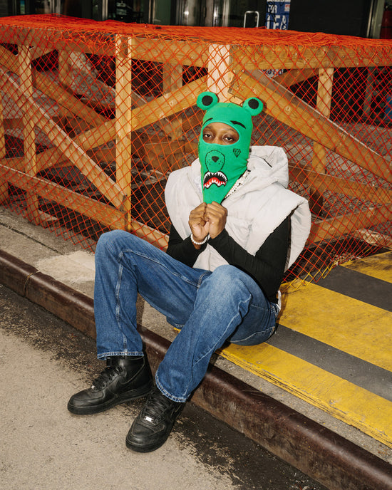 Sprayground THE REAL MONEY BEAR SKI MASK