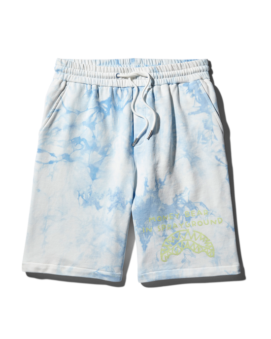 sprayground TIE DYE KNIT SHORTS (BLUE)