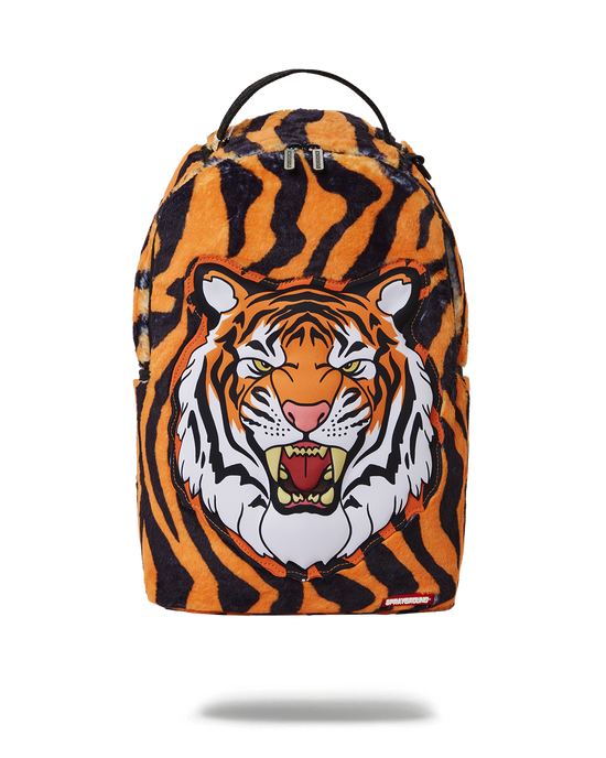 sprayground TIGER COZY VELOUR FUR BACKPACK