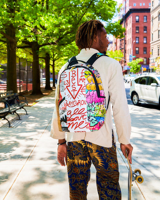 Sprayground TRI-SPLIT GRAFFITI BACKPACK (DLXV)