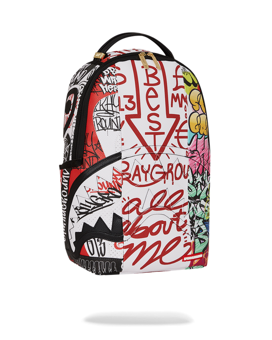 Sprayground TRI-SPLIT GRAFFITI BACKPACK (DLXV)