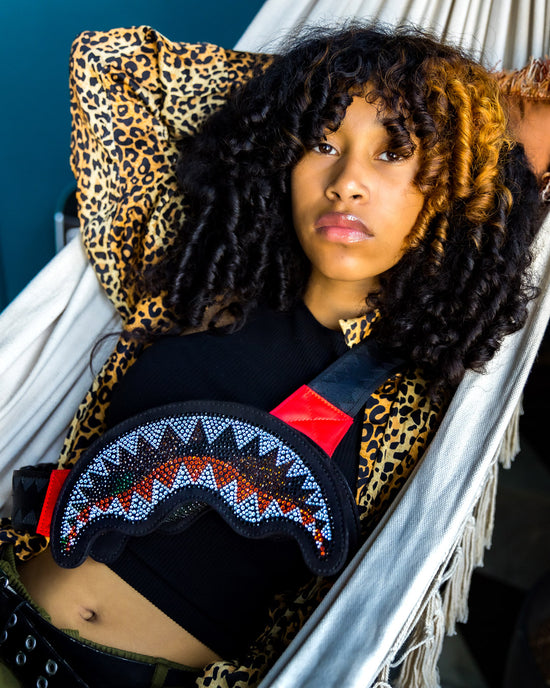 Sprayground TRINITY CAMO SHARKMOUTH CROSSBODY