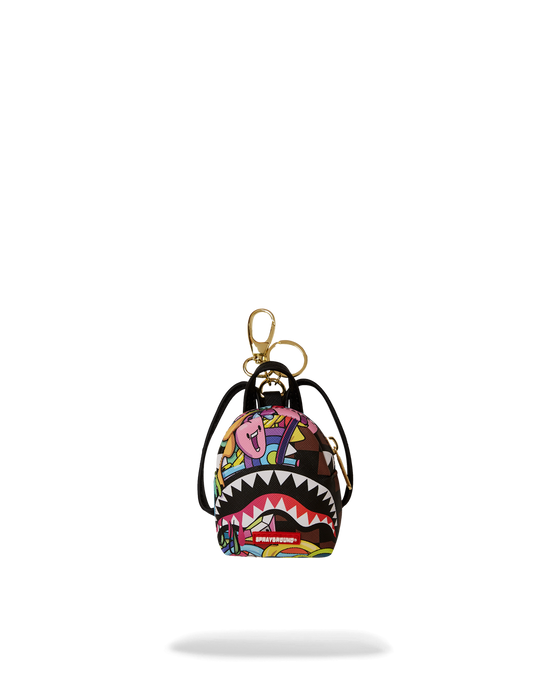 sprayground TRIPPIN DAILY BACKPACK KEYCHAIN