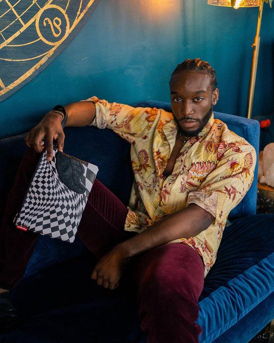 Sprayground TRIPPY CHECK CROSSOVER CLUTCH