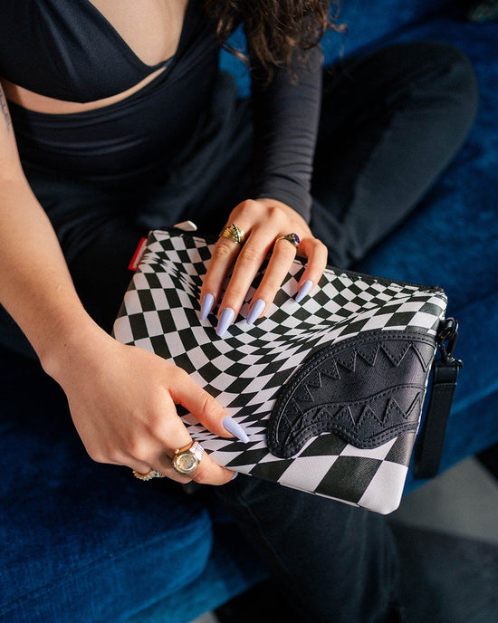 Sprayground TRIPPY CHECK CROSSOVER CLUTCH