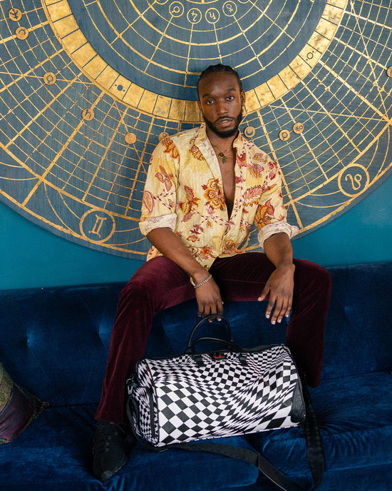 Sprayground TRIPPY CHECK DUFFLE