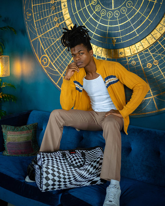 Sprayground TRIPPY CHECK DUFFLE