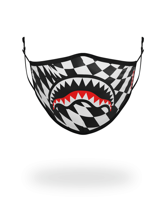 sprayground TRIPPY CHECK FACE MASK