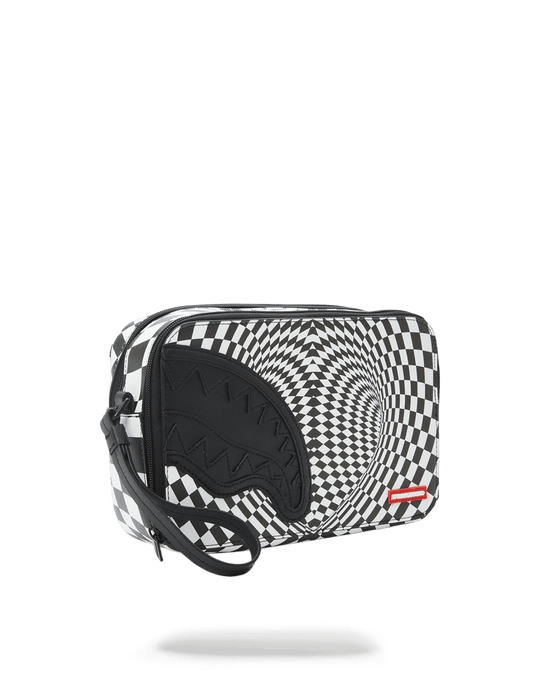 Sprayground TRIPPY CHECK TOILETRY AKA MONEY BAG