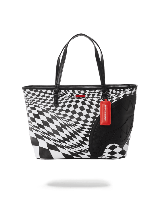 sprayground TRIPPY CHECK TOTE