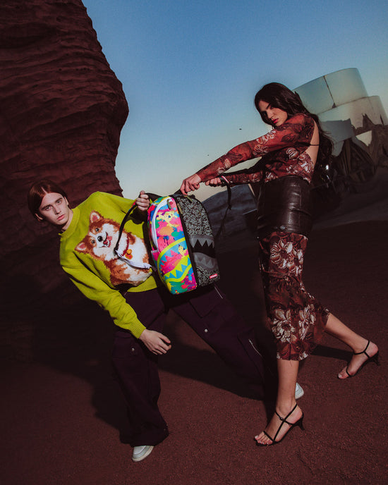 Sprayground TWINS CHAOS SPLIT 2 BAGS BACKPACK