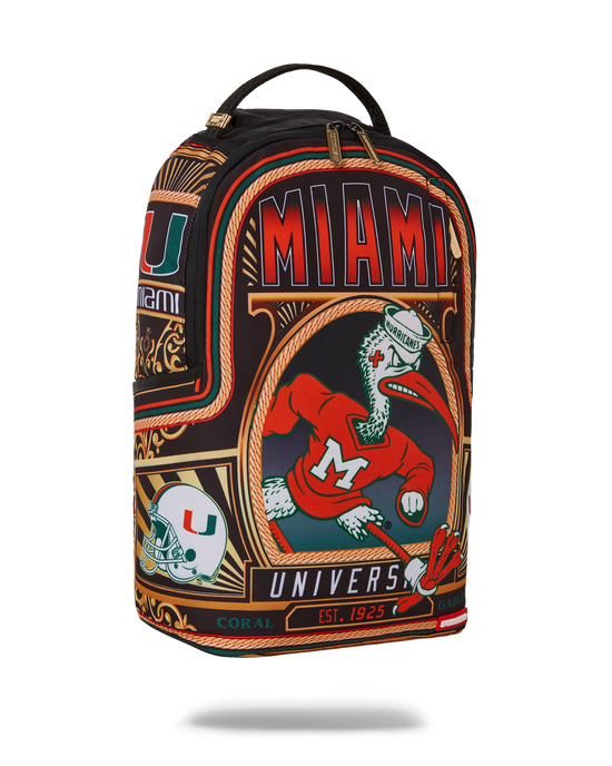 Sprayground UNIVERSITY OF MIAMI BACKPACK (DLXR)