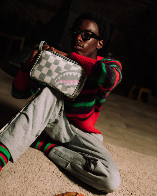 Sprayground VANQUISH CREAM TOILETRY BAG