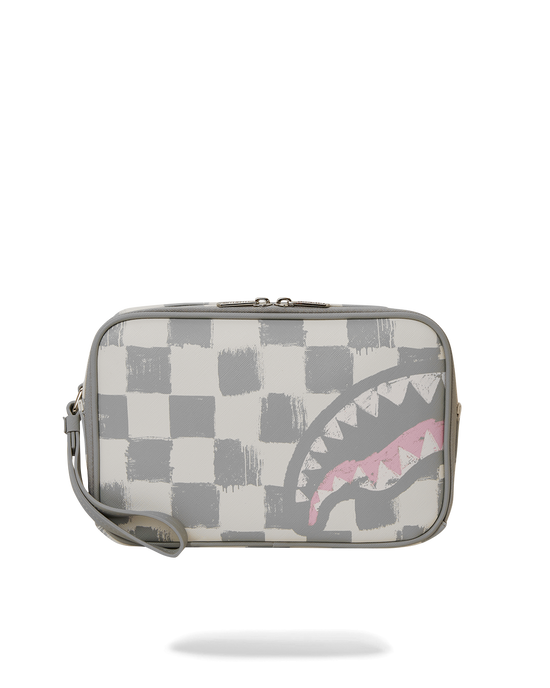 sprayground VANQUISH CREAM TOILETRY BAG