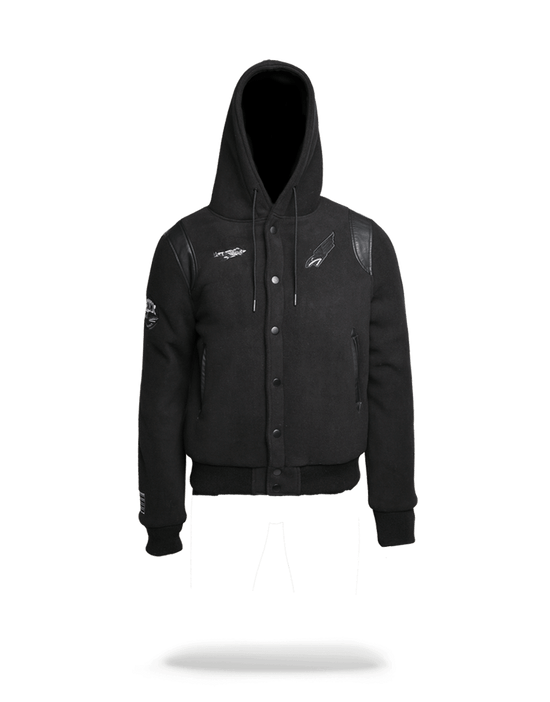 sprayground VARSITY ARMY PATCHES JACKET