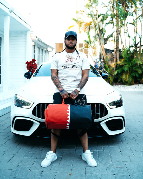 Sprayground VERTICAL SHARK CUT & SEW DUFFLE