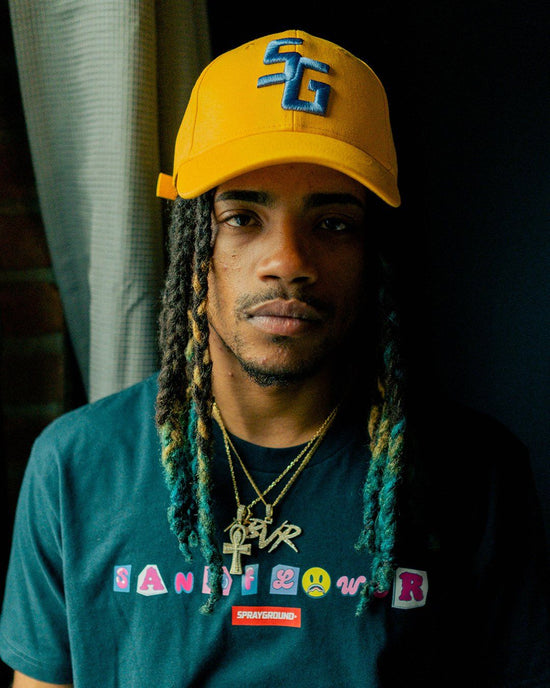 Sprayground VIBE CHECK T-SHIRT (NAVY)