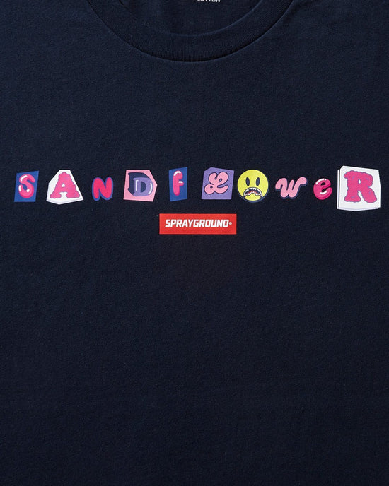 Sprayground VIBE CHECK T-SHIRT (NAVY)