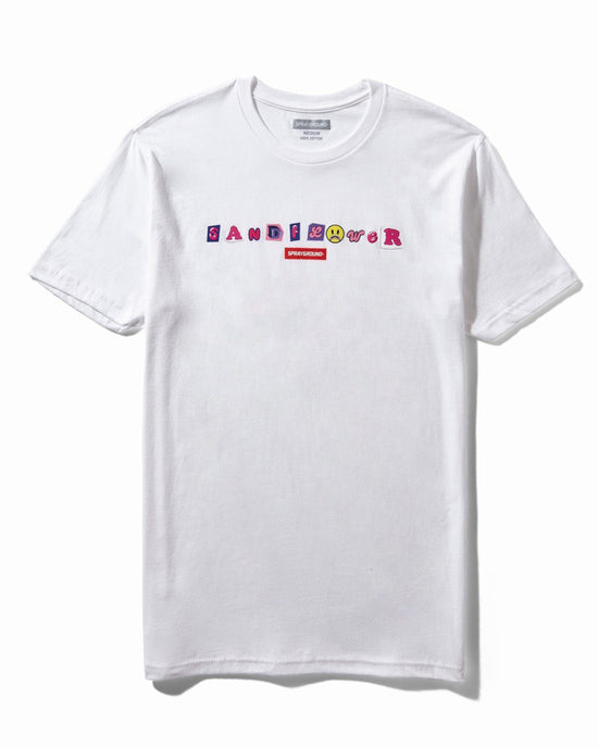 sprayground VIBE CHECK T-SHIRT (WHITE)