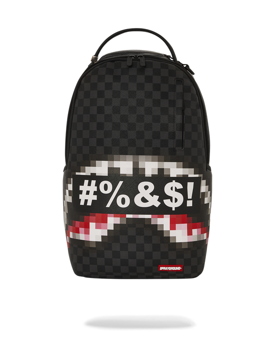sprayground 'WHAT THE BEEP' SHARK BACKPACK