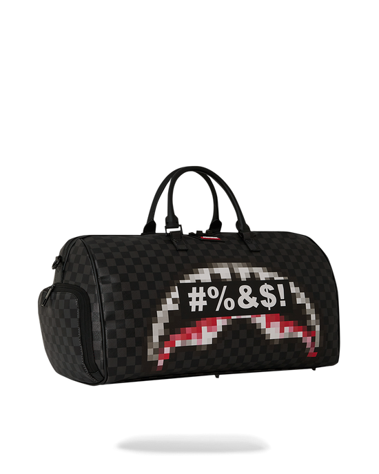 Sprayground 'WHAT THE BEEP' SHARK DUFFLE