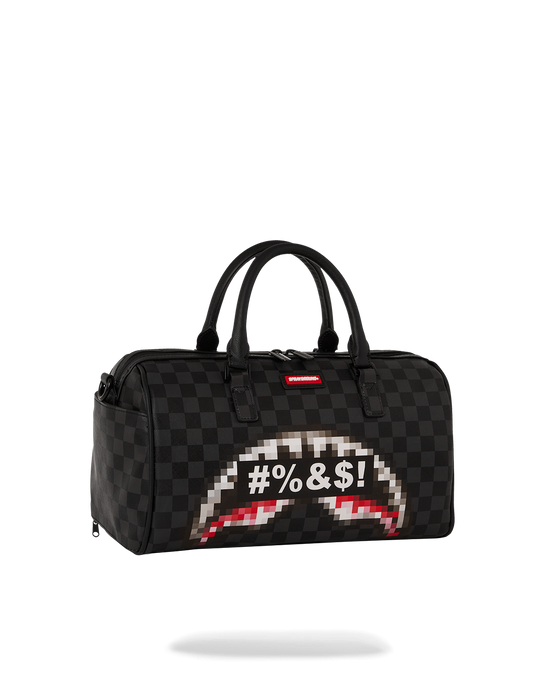 Sprayground 'WHAT THE BEEP' SHARK MINI DUFFLE
