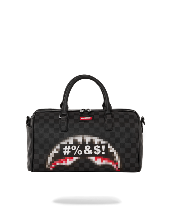 sprayground 'WHAT THE BEEP' SHARK MINI DUFFLE