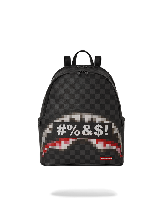 sprayground 'WHAT THE BEEP' SHARK SAVAGE BACKPACK