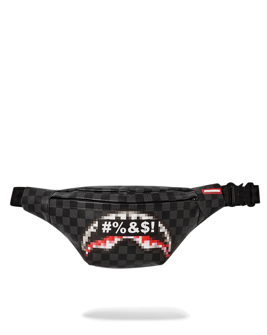 sprayground 'WHAT THE BEEP' SHARK SAVVY CROSSBODY