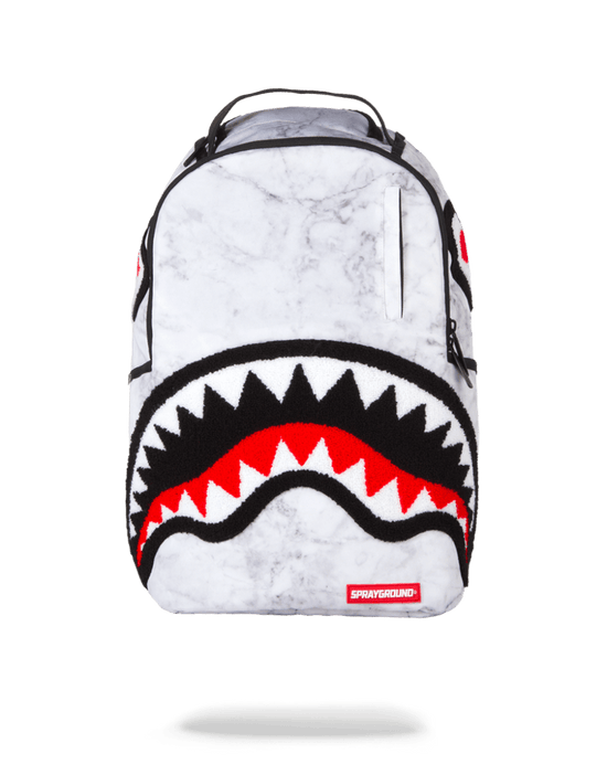 sprayground WHITE MARBLE BACKPACK