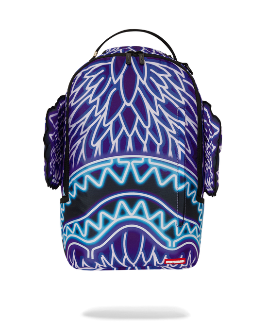 sprayground WINGS OF THE NEON SLAYER DLX BACKPACK