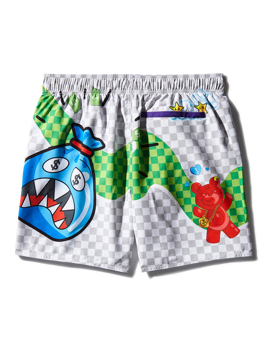 Sprayground WTF ART SHOTO SWIM TRUNKS