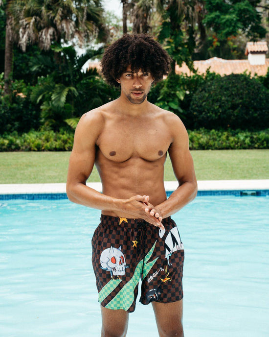 Sprayground WTF SHARK SHOTO SWIM TRUNKS