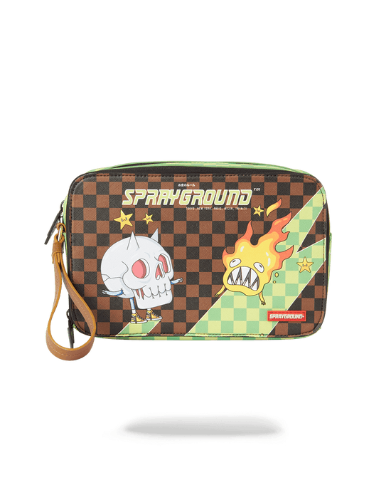 sprayground WTF SHARK TOILETRY BAG
