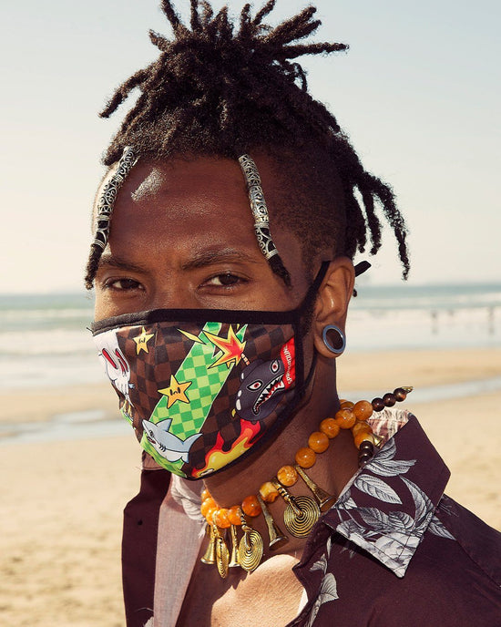 Sprayground WTF THUNDER SHARK FACE MASK