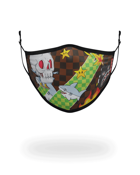 sprayground WTF THUNDER SHARK FACE MASK
