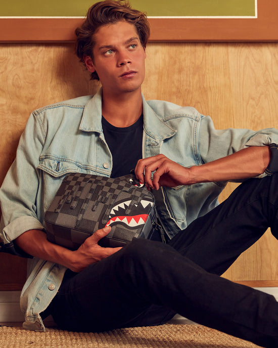 Sprayground XTC GREY SHARKS IN PARIS TOILETRY BAG
