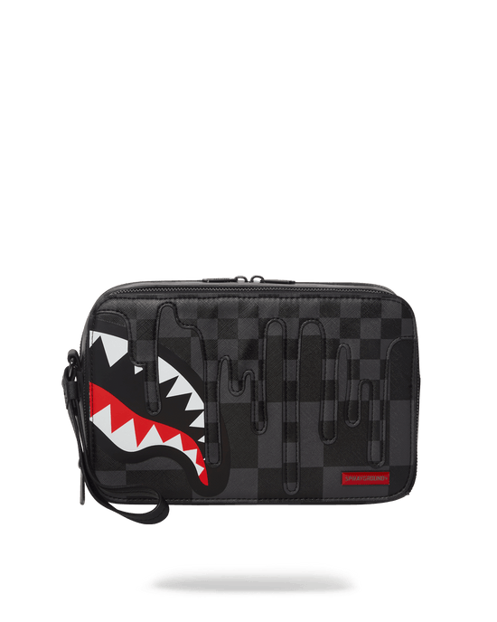 sprayground XTC GREY SHARKS IN PARIS TOILETRY BAG