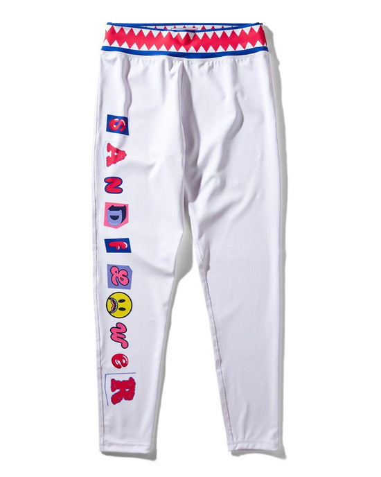 sprayground YOGA DRIP TIGHTS (WHITE)